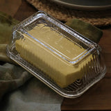 CC Interiors Frette Glass Butter Dish at Cerise