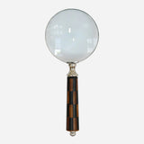 Magnifying Glass | Check Horn Handle | CC Interiors