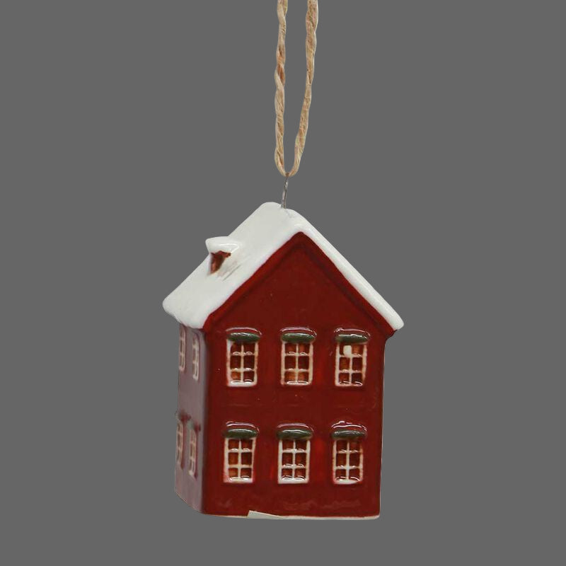 hanging mini red house