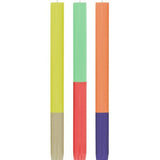 Coloured taper candles
