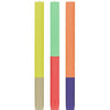 Coloured taper candles