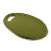 Moss green coloured gardening kneeler with Burgon Ball branding on one side