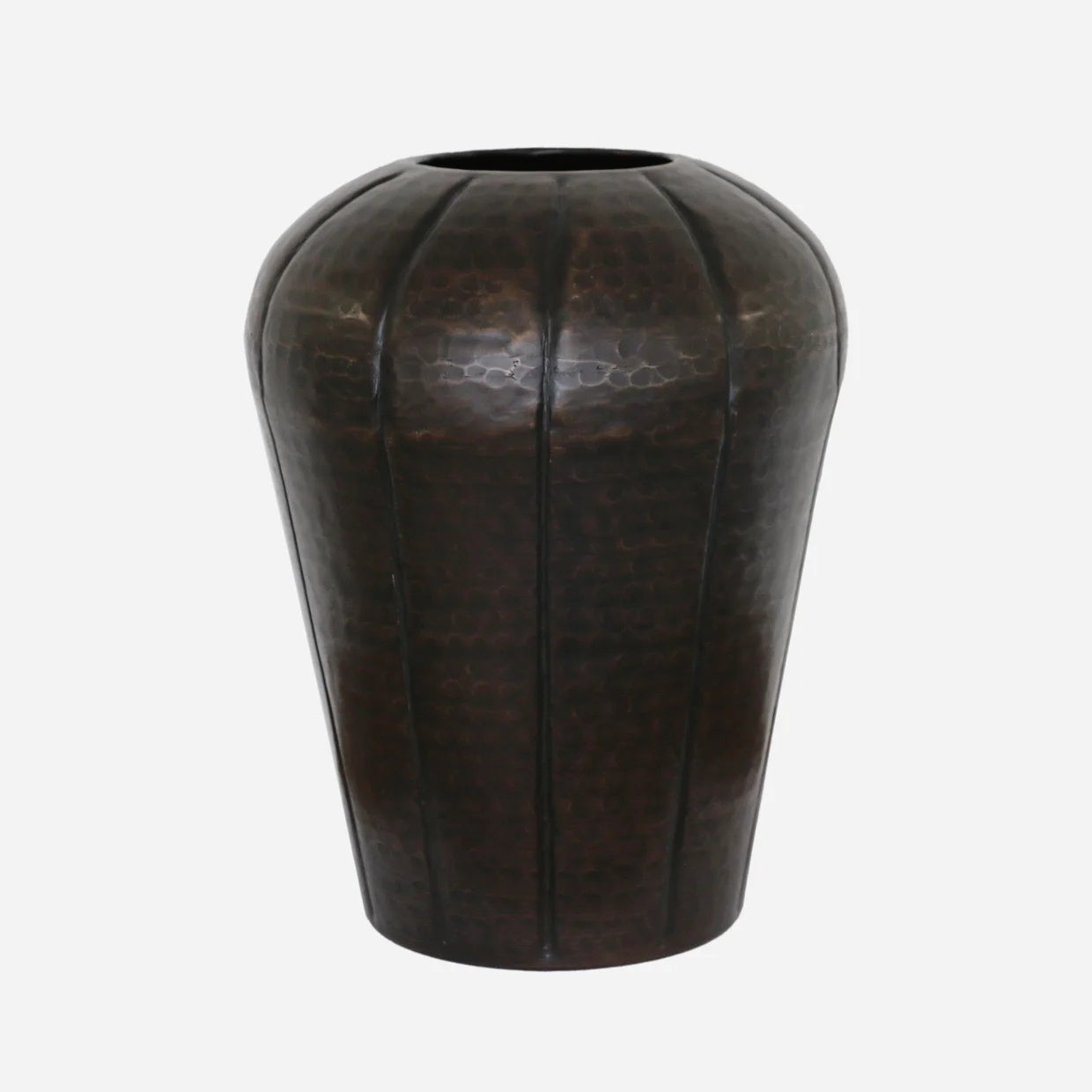 CC Interiros Ludlow Vase in copper black antique finish at Cerise.