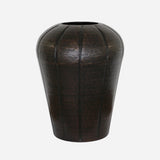 CC Interiros Ludlow Vase in copper black antique finish at Cerise.