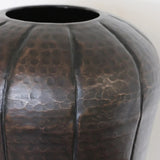 CC Interiros Ludlow Vase in copper black antique finish at Cerise.