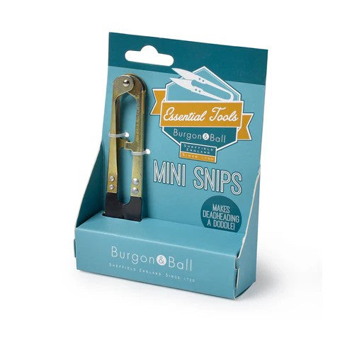 Burgon & Ball Mini Snips packaging on a white background