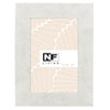 Light Grey coloured ribbed photo frame