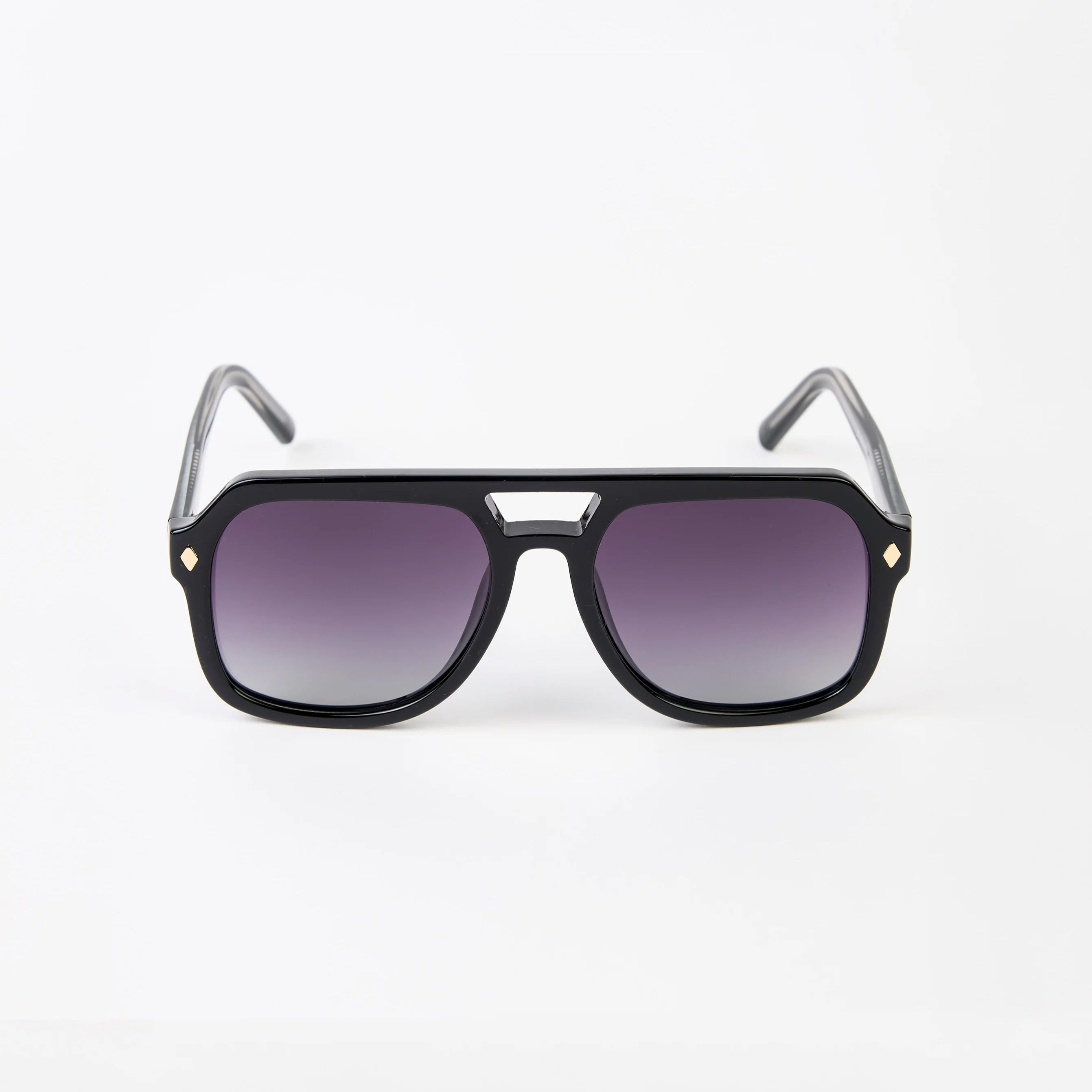 Black frame sunglasses