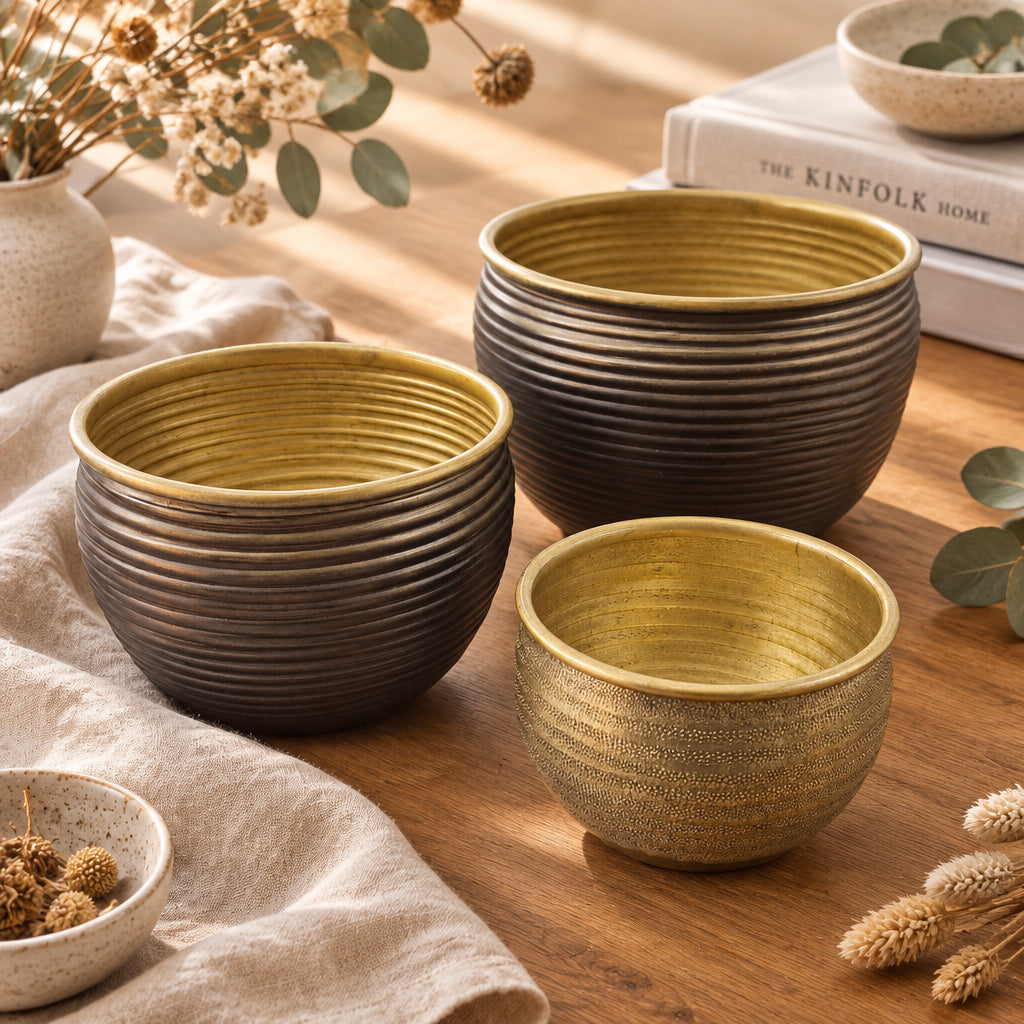 CC Interiors Egptian Urn Pots in 3 sizes at Cerise