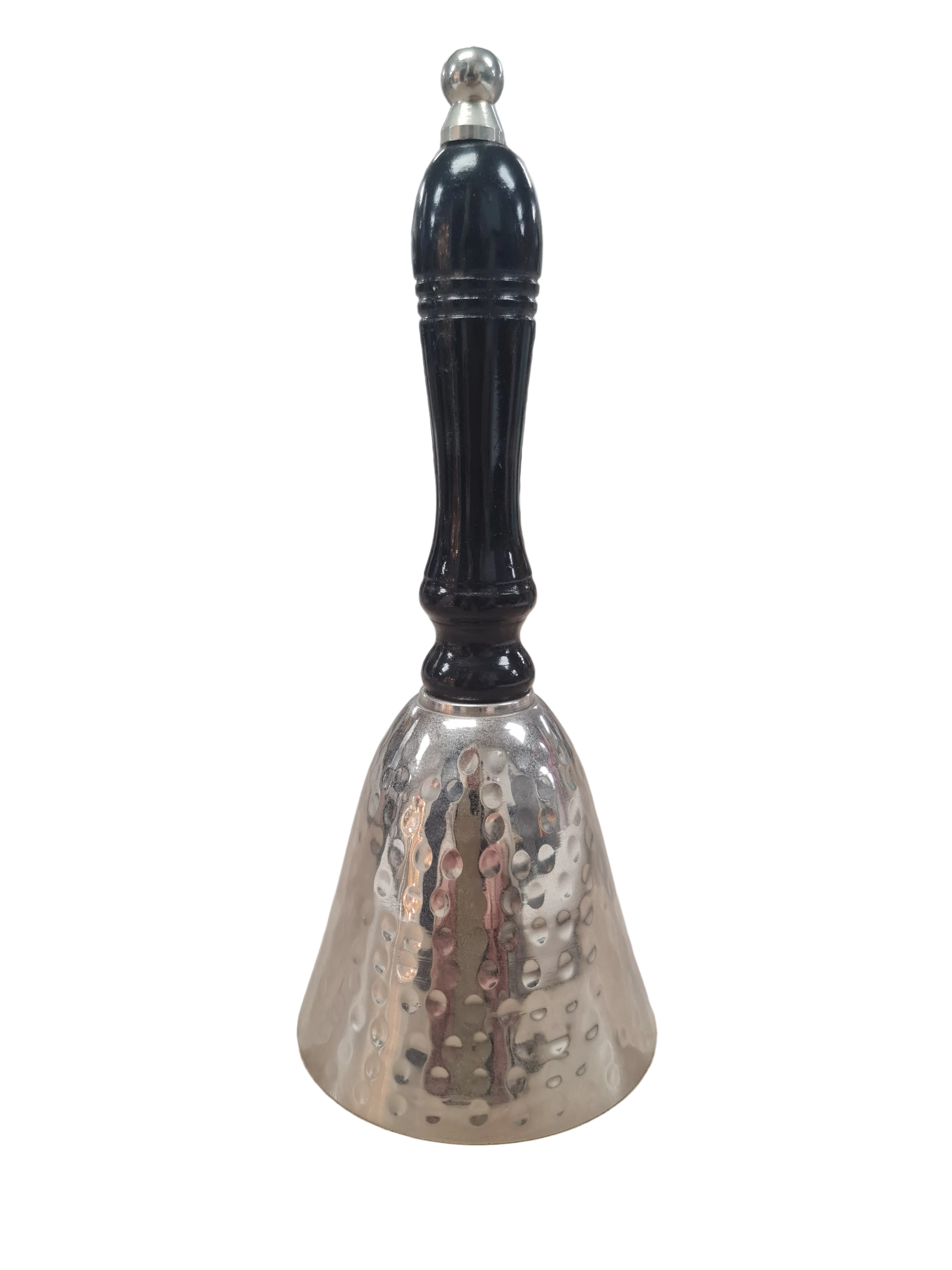 CC Interiors Bell in Silver finish with wooden handle at Cerise