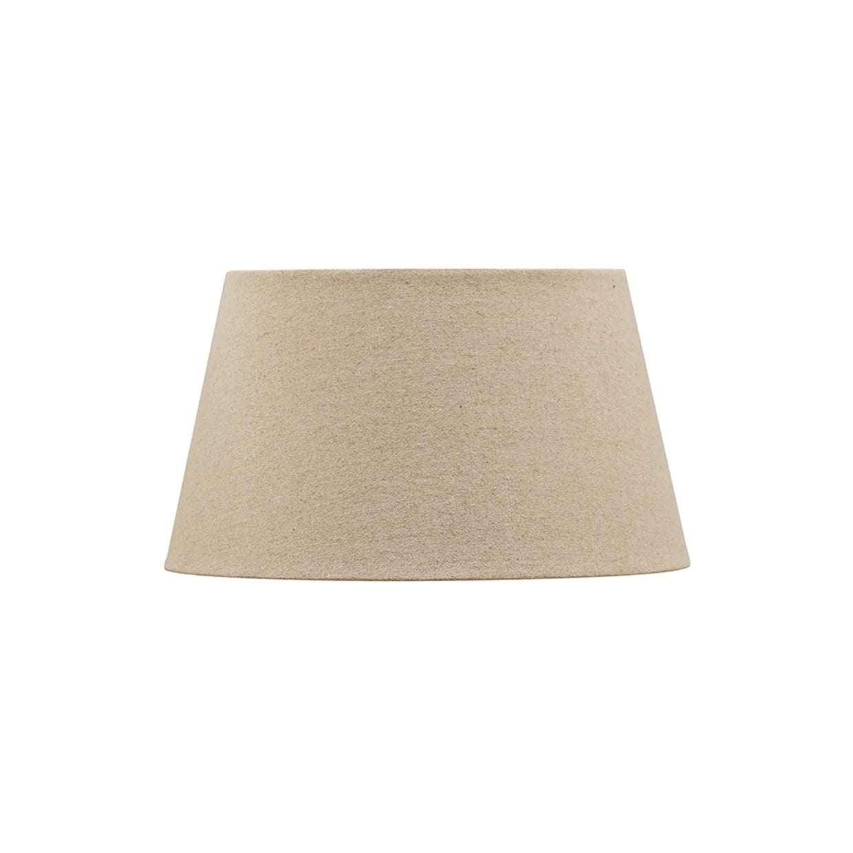 CC Interiors Raw Linen Tapered Dum Lamp Shade measuring 31cm diameter at Cerise