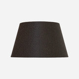CC Interiors Woven Charcoal 36cm  diameter Tapered Drum Lampshade  at Cerise
