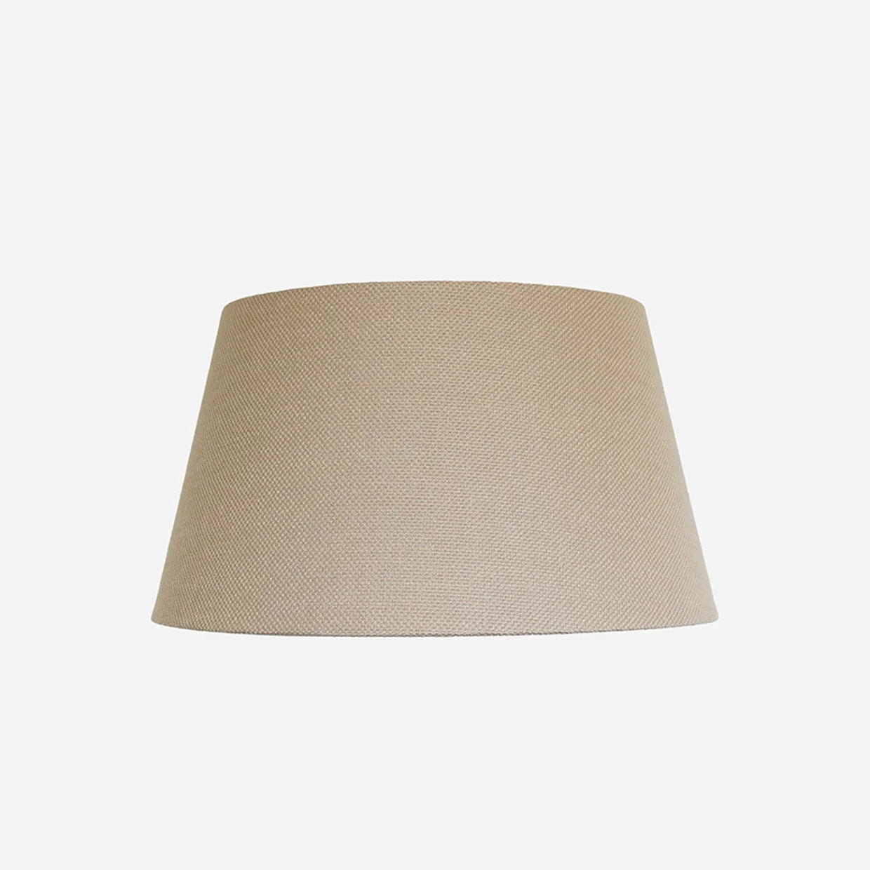 CC Interiors Tapered Drum Lampshade measuring 31cm diameter in Flaxweave Linen at Cerise