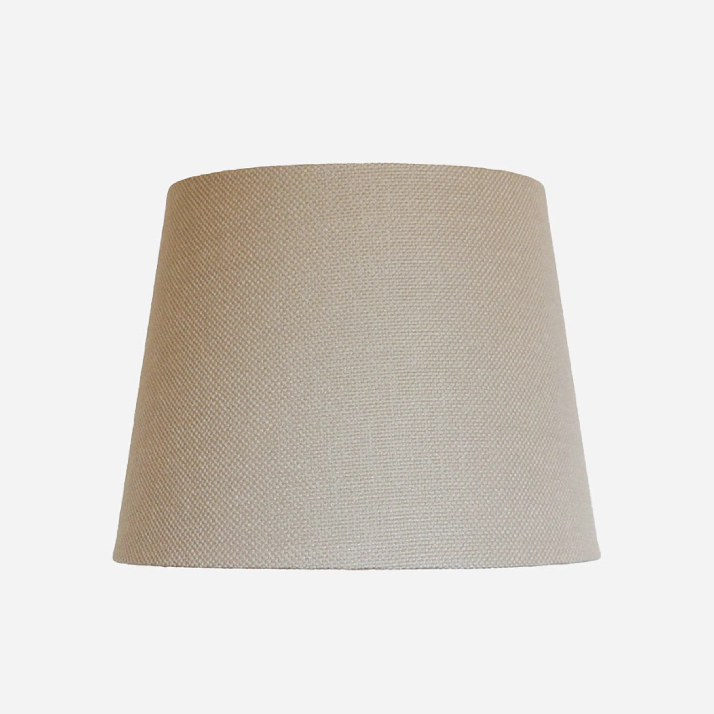 CC Interiors Tall Tapered Drum Lampsahde in Flax Weave Colour measuring 36cm in diameter at Cerise.