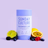 300g small passionfruit and lime sunday culture sand wax - cerise