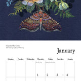 2026 Wolfkamp Calendar titled "surrounded" featuring New Zealand native flora and fauna