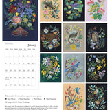 2026 Wolfkamp Calendar titled "surrounded" featuring New Zealand native flora and fauna
