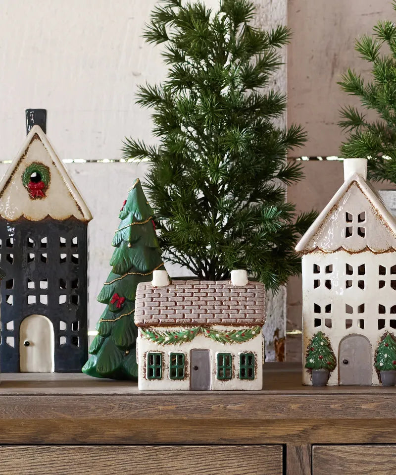 Collection of tealight houses