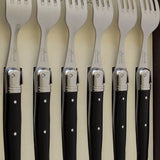 table forks laguiole set 6 gift boxed