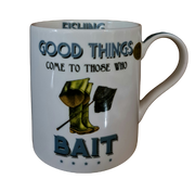 Fishing Mug "Good things come to those who Bait"