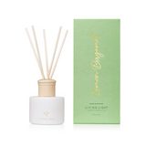 The Living Light Reed Fragrance Diffusers will create a long lasting scent in any space.  Each set includes a white glass bottle filled with 120ml of premium diffuser mix and five reed sticks.  Lasts up to 6 months once opened.  120ml  Made in New Zealand