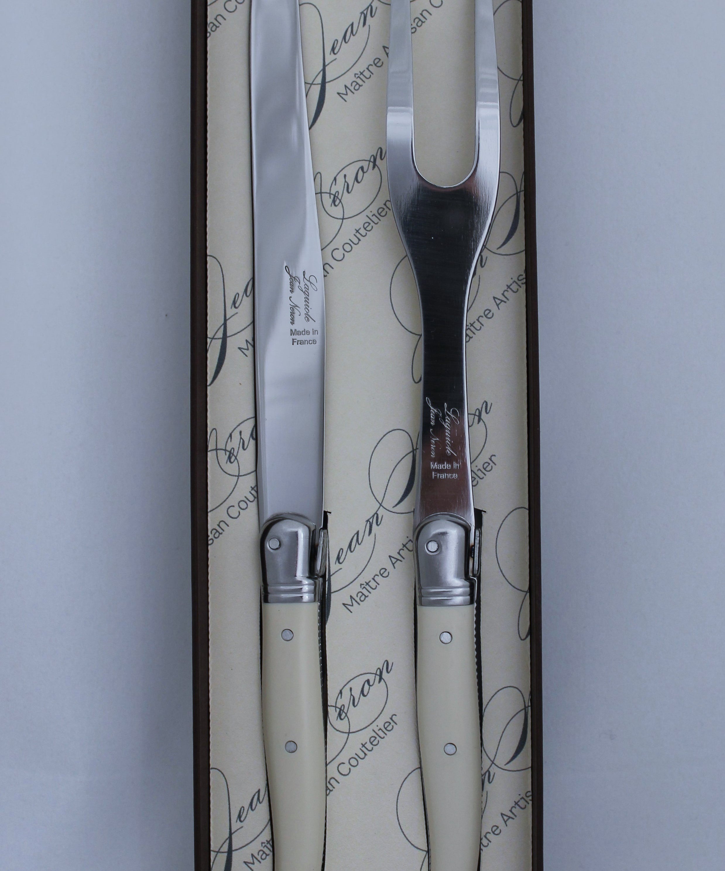carving set laguiole gift boxed
