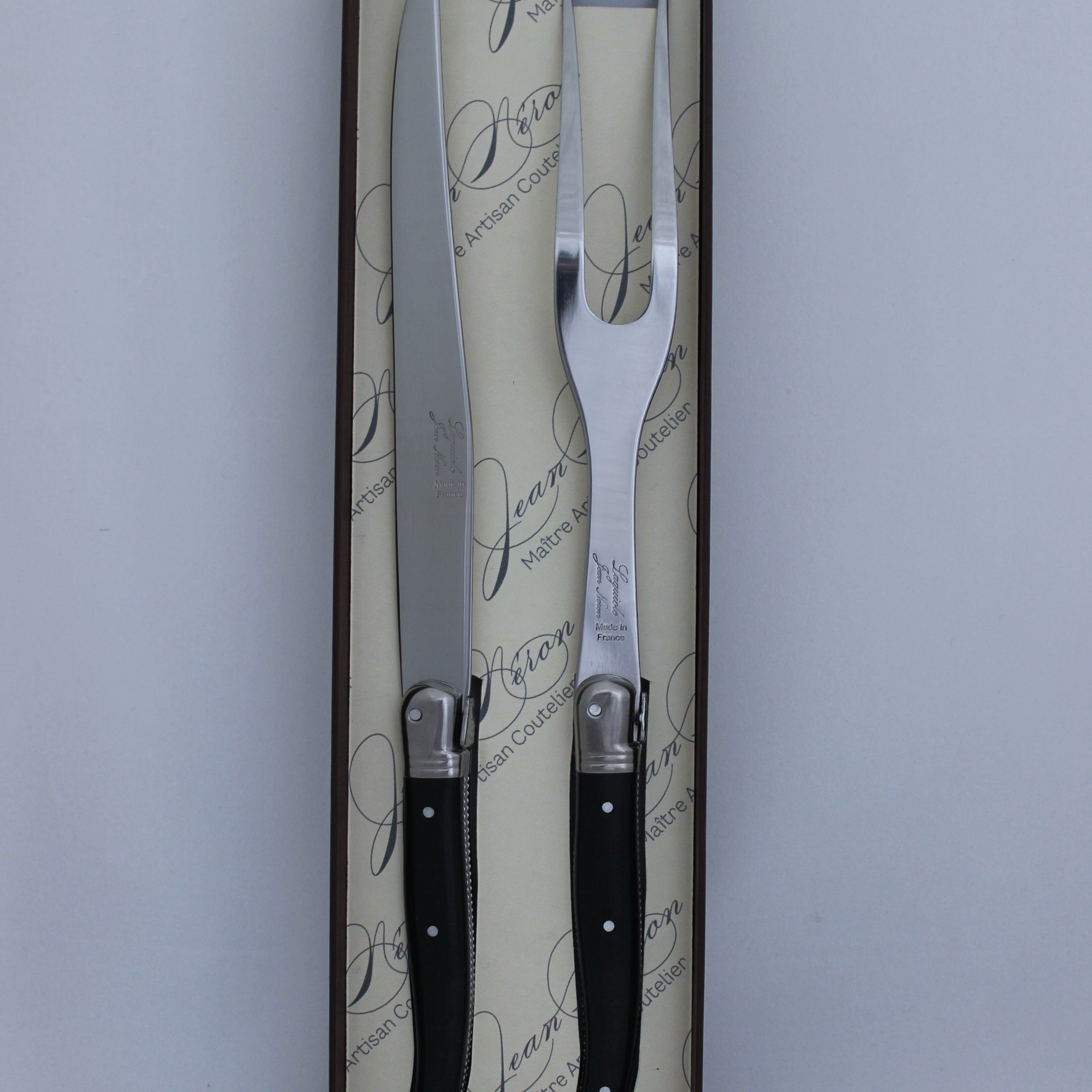 carving set laguiole gift boxed