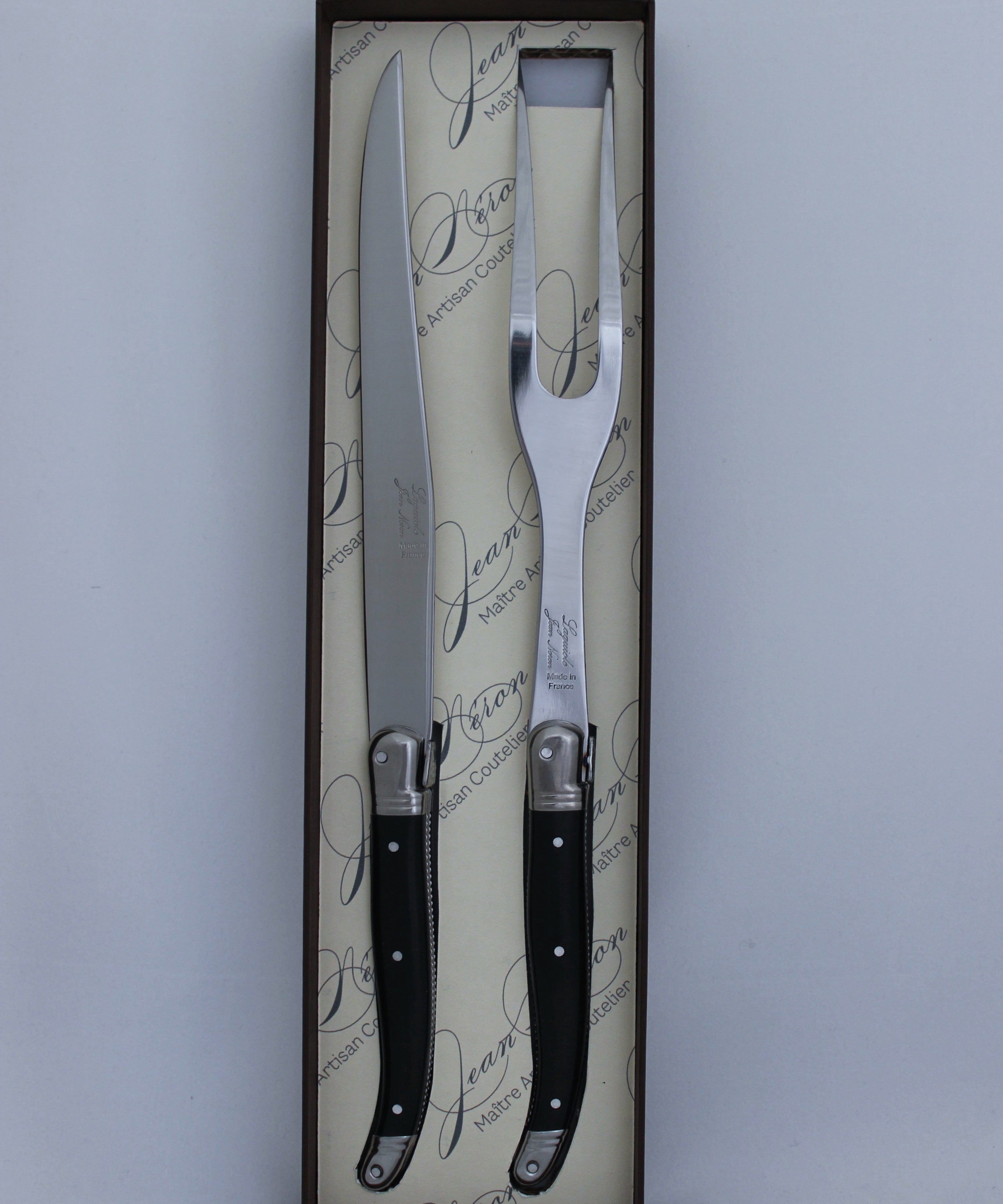carving set laguiole gift boxed