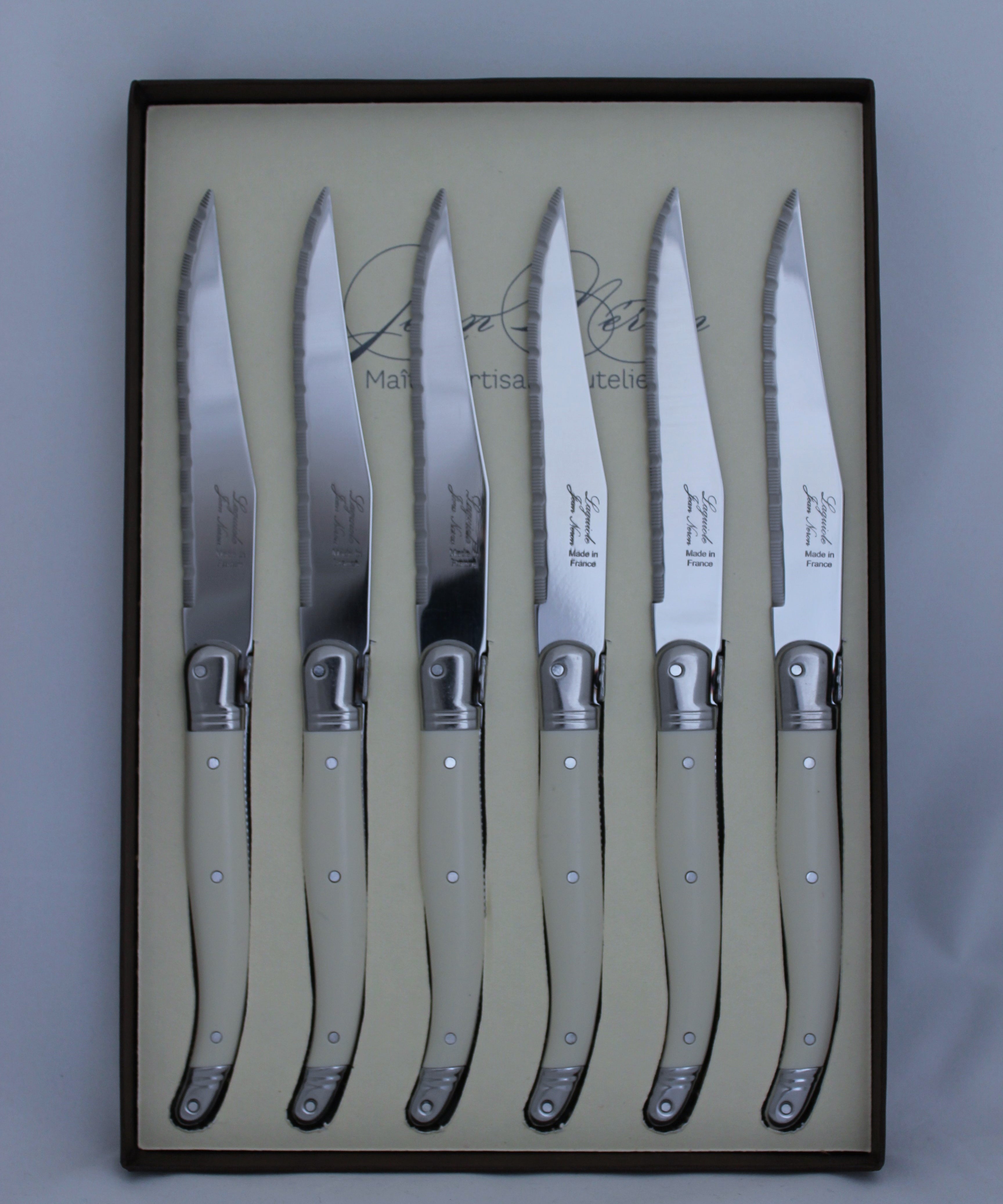 steak knives laguiole set of 6 gift boxed