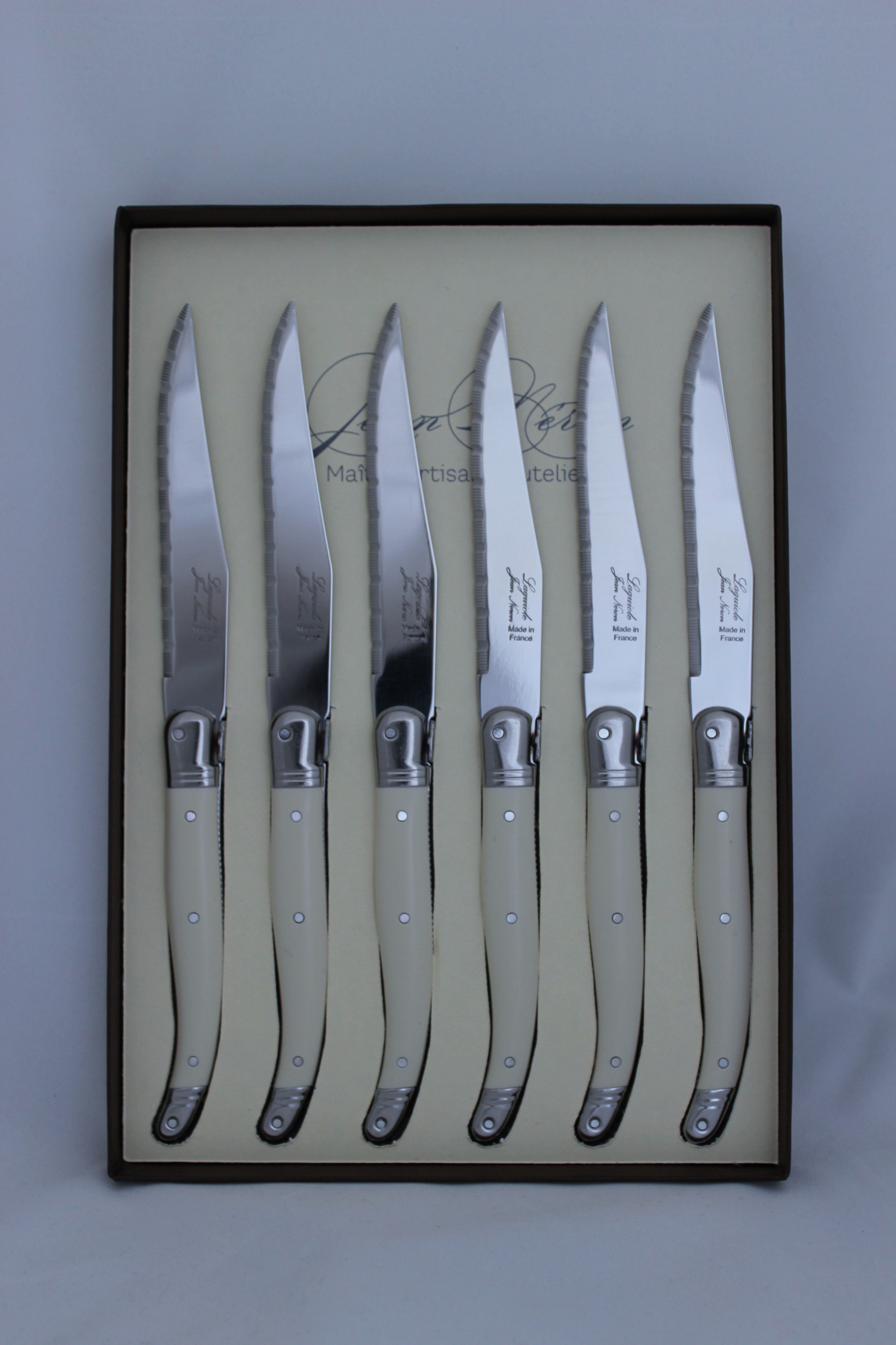 steak knives laguiole set of 6 gift boxed