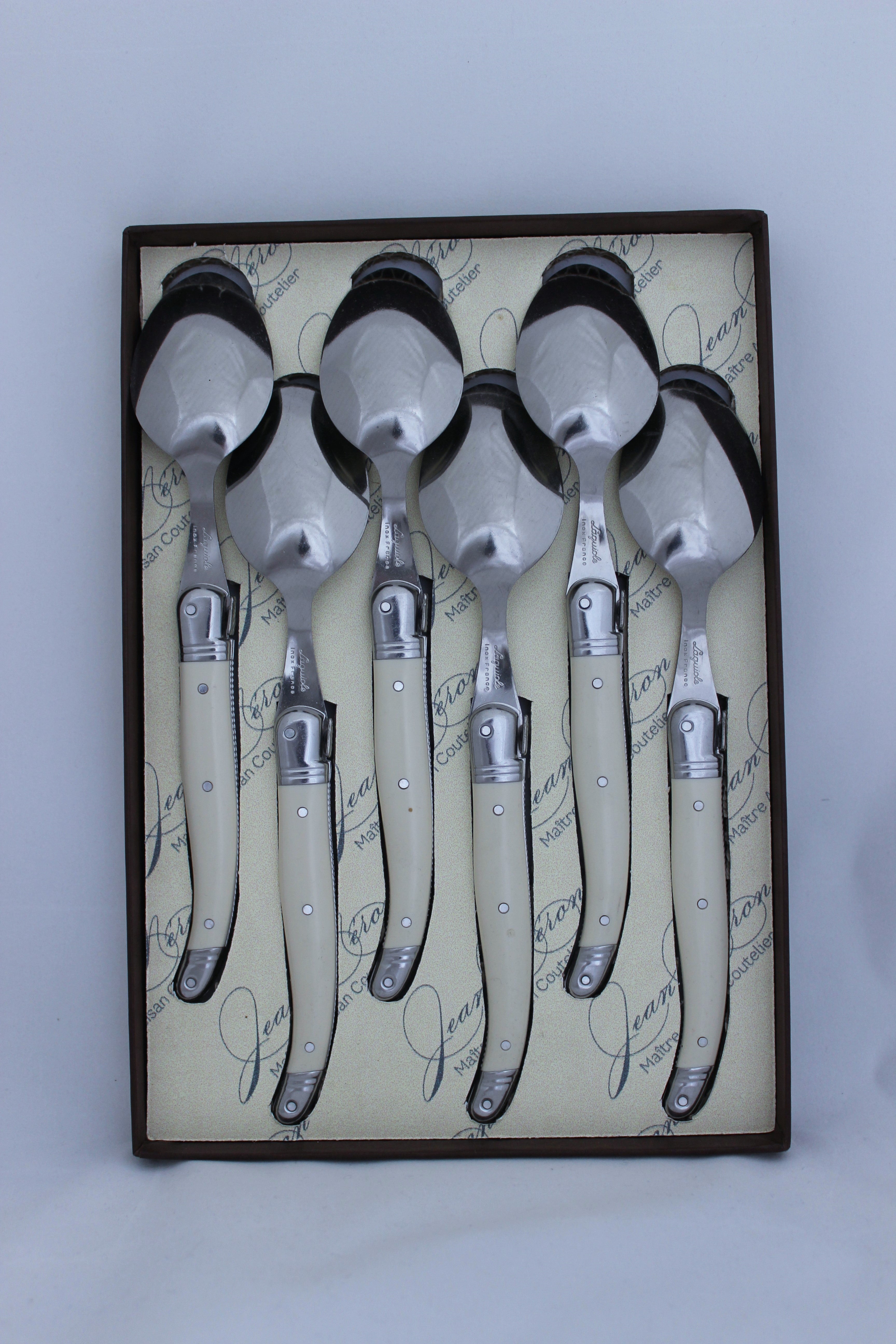 desert spoons set 6 laguiole
