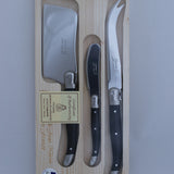 laguiole 3 piece cheese set gift boxed