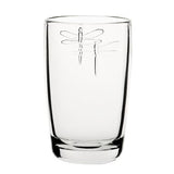 La Rochere Dragonfly Tall Tumbler Glass with dragonfly motifs at Cerise NZ