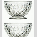 La Rochere Lyonnais Bowl with renaissance motif glass design and 600ml capacity at Cerise NZ
