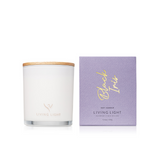 Hand poured into a glass jar with wooden lid, this clean burning soy wax Candle is beautifully fragranced with a cotton wick.  Available in 8 fragrances.  Up to 60 hours burn time  300g  Made in New Zealand