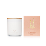 Hand poured into a glass jar with wooden lid, this clean burning soy wax Candle is beautifully fragranced with a cotton wick.  Available in 8 fragrances.  Up to 60 hours burn time  300g  Made in New Zealand