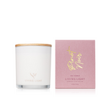 Hand poured into a glass jar with wooden lid, this clean burning soy wax Candle is beautifully fragranced with a cotton wick.  Available in 8 fragrances.  Up to 60 hours burn time  300g  Made in New Zealand