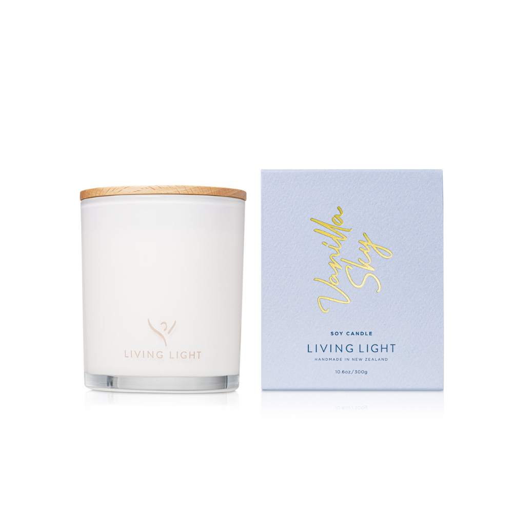 Hand poured into a glass jar with wooden lid, this clean burning soy wax Candle is beautifully fragranced with a cotton wick.  Available in 8 fragrances.  Up to 60 hours burn time  300g  Made in New Zealand