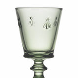 Bee Wine Glass light Green