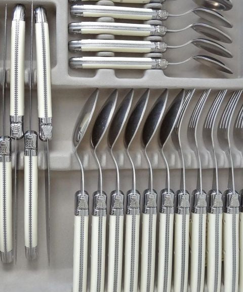 laguiole cutlery set 24 piece jean neron