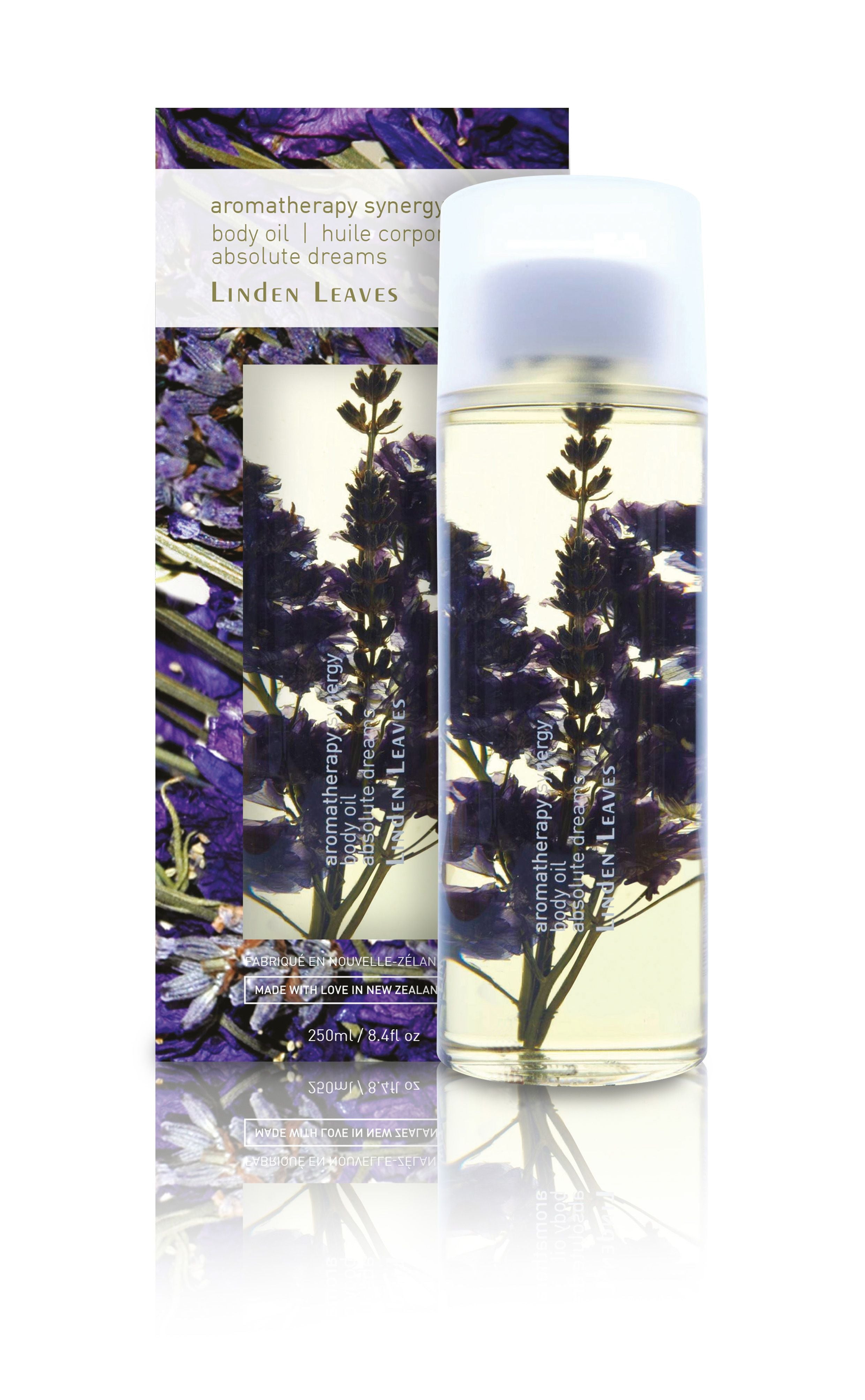 linden leaves body oil