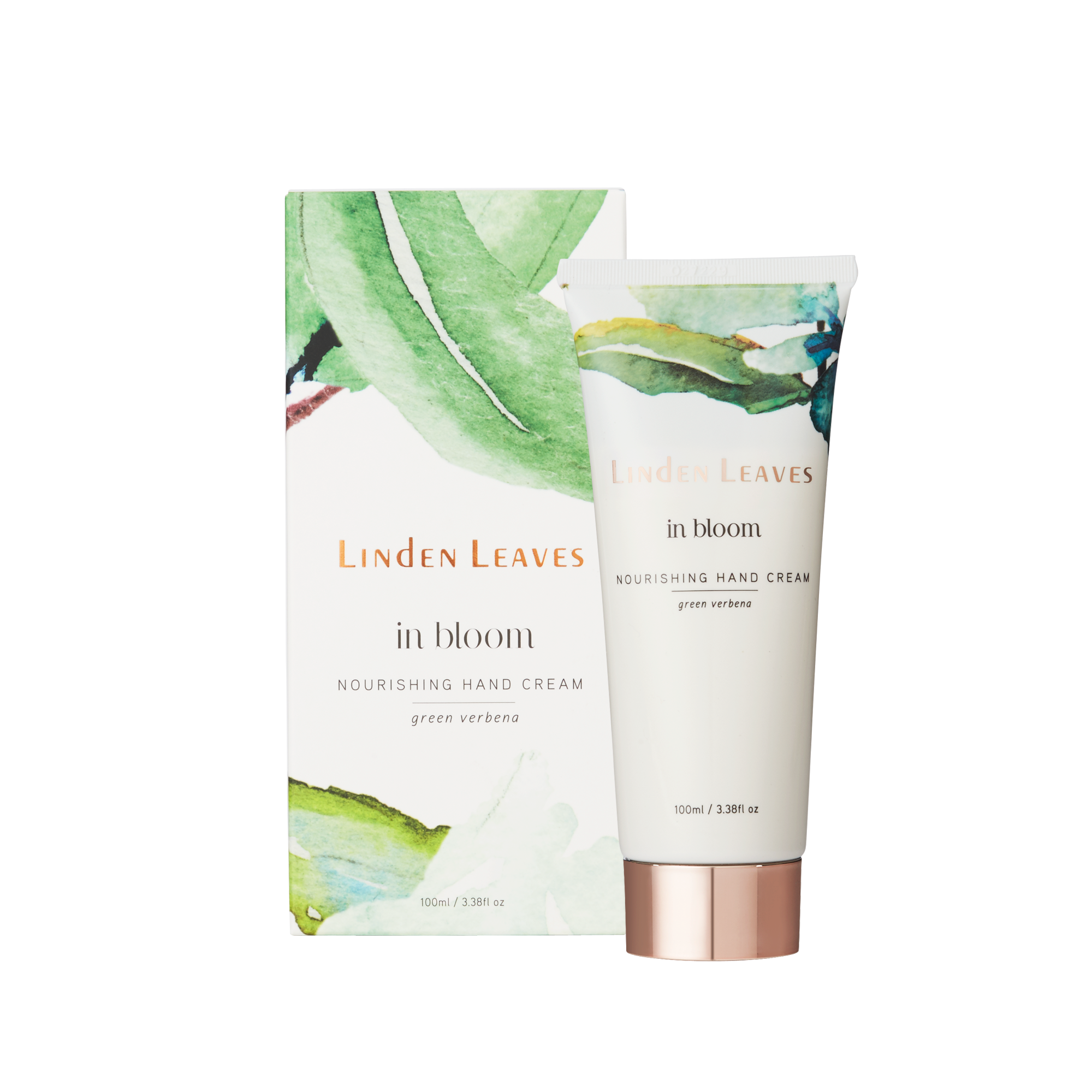 hand cream in bloom linden leaves