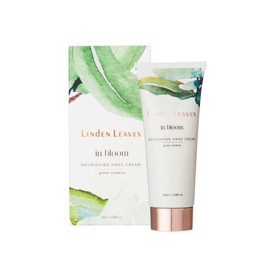 hand cream in bloom linden leaves