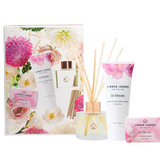Freshen up your hands and home with this gorgeous gift set from Linden leaves.  Available in three fragrances of Aqua Lily, Pink Petal and Amber Fig.  Beautifully Packaged and ready to gift. Set includes  Cleansing Bar 100g Fragrance Diffuser 100ml Hand Cream 100ml  Made in New Zealand