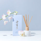 The Living Light Reed Fragrance Diffusers will create a long lasting scent in any space.  Each set includes a white glass bottle filled with 120ml of premium diffuser mix and five reed sticks.  Lasts up to 6 months once opened.  120ml  Made in New Zealand