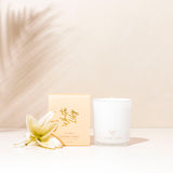 Hand poured into a glass jar with wooden lid, this clean burning soy wax Candle is beautifully fragranced with a cotton wick.  Available in 8 fragrances.  Up to 60 hours burn time  300g  Made in New Zealand